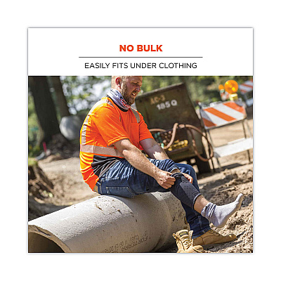 ergodyne ProFlex 601 Knee Compression Sleeve, Small, Black (EGO16552)