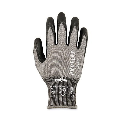 ergodyne ProFlex 7072 ANSI A7 Nitrile-Coated CR Gloves, Gray, Medium, 12 Pairs/Pack (EGO10303)