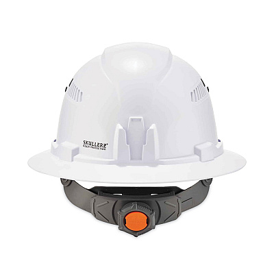 ergodyne Skullerz 8973 Class C Hard Hat Full Brim, White (EGO60154)
