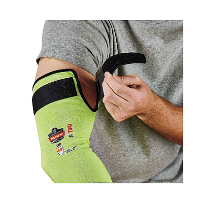 ergodyne ProFlex 7941-PR CR Protective Arm Sleeve, 18", Lime, 144 Pairs/Carton (EGO17947)