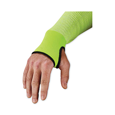 ergodyne ProFlex 7941-PR CR Protective Arm Sleeve, 18", Lime, Pair (EGO17943)