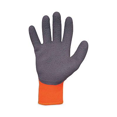 ergodyne ProFlex 7401 Coated Lightweight Winter Gloves, Orange, X-Large, Pair (EGO17625)
