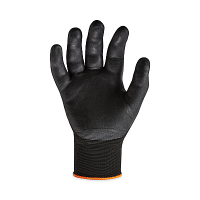 ergodyne ProFlex 7001 Nitrile-Coated Gloves, Black, Large, Pair (EGO17954)
