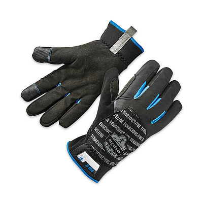 ergodyne ProFlex 814 Thermal Utility Gloves, Black, X-Large, Pair (EGO17335)