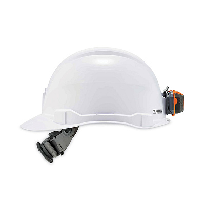 ergodyne Skullerz 8970LED Class E Hard Hat Cap Style with LED Light, White (EGO60142)