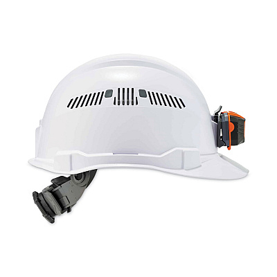 ergodyne Skullerz 8972LED Class C Hard Hat Cap Style with LED Light, White (EGO60146)
