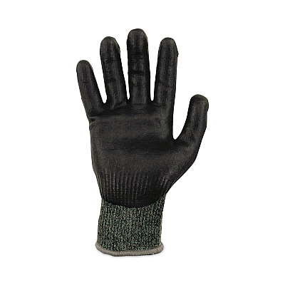 ergodyne ProFlex 7070 ANSI A7 Nitrile Coated CR Gloves, Green, Large, Pair (EGO18044)