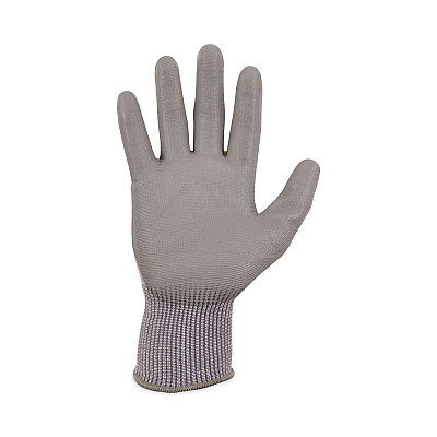 ergodyne ProFlex 7024 ANSI A2 PU Coated CR Gloves, Gray, X-Large, Pair (EGO10405)