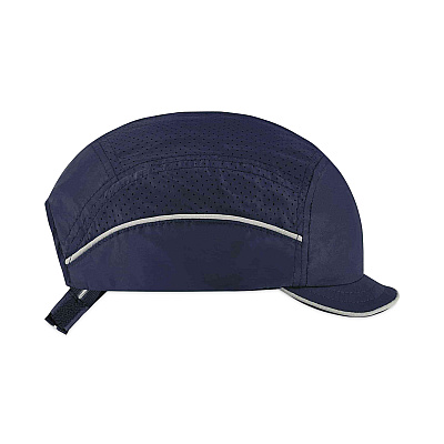 ergodyne Skullerz 8955 Lightweight Bump Cap Hat, Micro Brim, Navy (EGO23332)