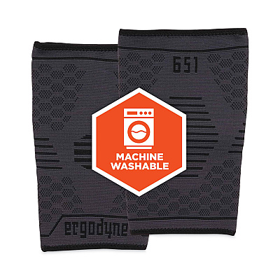 ergodyne ProFlex 651 Elbow Compression Sleeve, Small, Gray/Black (EGO16592)