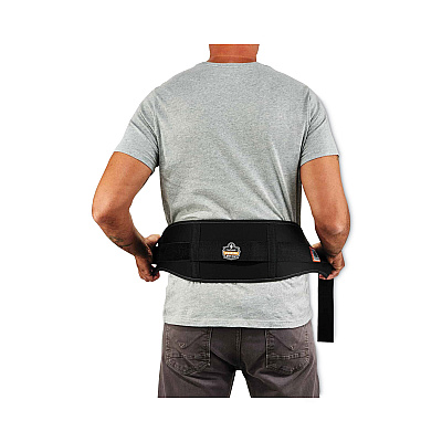 ergodyne ProFlex 1505 Low-Profile Weight Lifters Back Support Belt, X-Large, 38" to 42" Waist, Black (EGO11494)