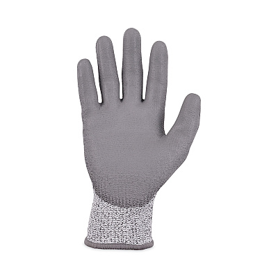ergodyne ProFlex 7030 ANSI A3 PU Coated CR Gloves, Gray, Small, 12 Pairs/Pack (EGO10452)