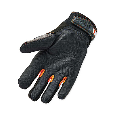 ergodyne ProFlex 9015F(x) Certified Anti-Vibration Gloves and Dorsal Protection, Black, Small, Pair (EGO17302)