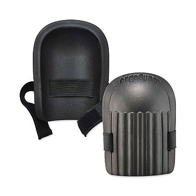 ergodyne ProFlex 200 Light Duty Knee Pads, Short Cap, Buckle Closure, One Size Fits Most, Black, Pair (EGO18200)