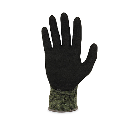 ergodyne ProFlex 7042 ANSI A4 Nitrile-Coated CR Gloves, Green, Small, Pair (EGO10342)