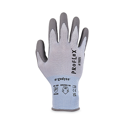 ergodyne ProFlex 7025 ANSI A2 PU Coated CR Gloves, Blue, X-Large, 12 Pairs/Pack (EGO10425)