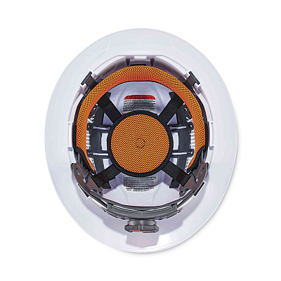 ergodyne Skullerz 8973LED Class C Hard Hat Full Brim with LED Light, White (EGO60156)