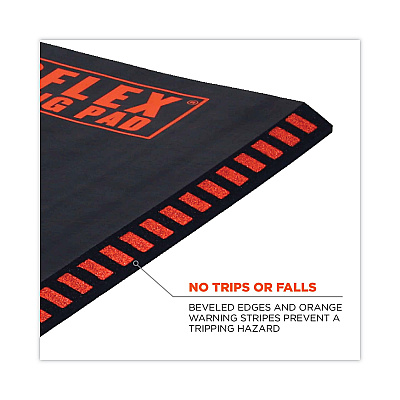 ergodyne ProFlex 390 XL Foam Kneeling Pad, 1", X-Large, Black (EGO18390)