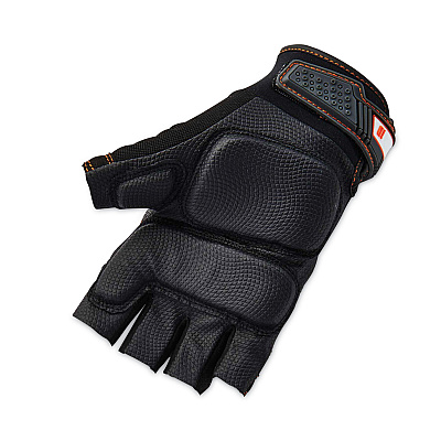 ergodyne ProFlex 900 Half-Finger Impact Gloves, Black, Medium, Pair (EGO17693)