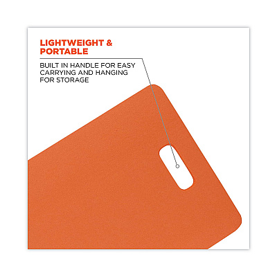 ergodyne ProFlex 380 Standard Foam Kneeling Pad, 1", Medium, Orange (EGO18381)