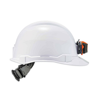 ergodyne Skullerz 8970LED Class E Hard Hat Cap Style with LED Light, White (EGO60142)