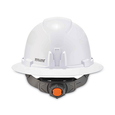ergodyne Skullerz 8971 Class E Hard Hat Full Brim, White (EGO60150)