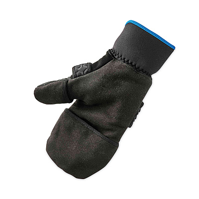 ergodyne ProFlex 816 Thermal Flip-Top Gloves, Black, X-Large, Pair (EGO17345)