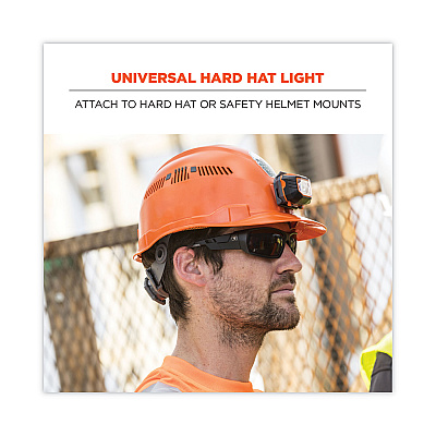 ergodyne Skullerz 8981 Hard Hat LED Light, Orange (EGO60191)