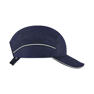 ergodyne Skullerz 8955 Lightweight Bump Cap Hat, Long Brim, Navy (EGO23337)