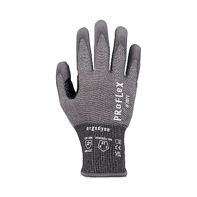 ergodyne ProFlex 7071 ANSI A7 PU Coated CR Gloves, Gray, X-Large, 12 Pairs/Pack (EGO18065)