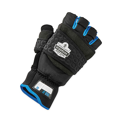 ergodyne ProFlex 816 Thermal Flip-Top Gloves, Black, Small, Pair (EGO17342)