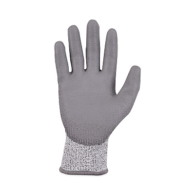 ergodyne ProFlex 7030 ANSI A3 PU Coated CR Gloves, Gray, Medium, Pair (EGO10463)