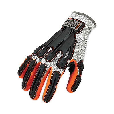 ergodyne ProFlex 922CR Nitrile Coated Cut-Resistant Gloves, Gray, X-Large, 96 Pairs/Carton (EGO17585)