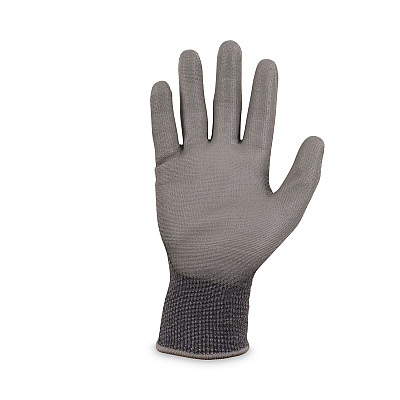 ergodyne ProFlex 7044 ANSI A4 PU Coated CR Gloves, Gray, Medium, 12 Pairs/Pack (EGO10483)