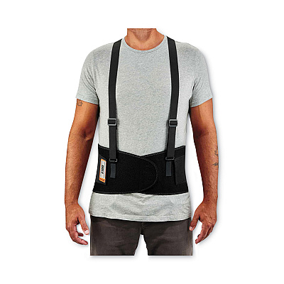ergodyne ProFlex 100 Economy Spandex Back Support Brace, Small, 25" to 30" Waist, Black (EGO11382)