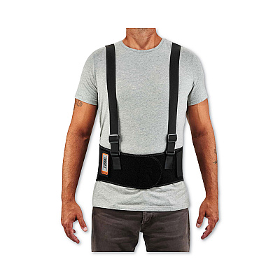 ergodyne ProFlex 1600 Standard Elastic Back Support Brace, Small, 25" to 30" Waist, Black (EGO11102)