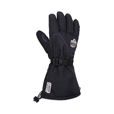 ergodyne ProFlex 825WP Thermal Waterproof Winter Work Gloves, Black, Large, Pair (EGO17604)