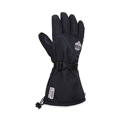 ergodyne ProFlex 825WP Thermal Waterproof Winter Work Gloves, Black, 2X-Large, Pair (EGO17606)