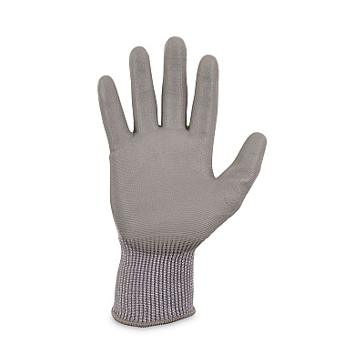 ergodyne ProFlex 7024 ANSI A2 PU Coated CR Gloves, Gray, X-Large, 12 Pairs/Pack (EGO10395)