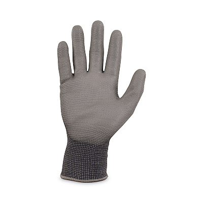 ergodyne ProFlex 7044 ANSI A4 PU Coated CR Gloves, Gray, Medium, Pair (EGO10493)