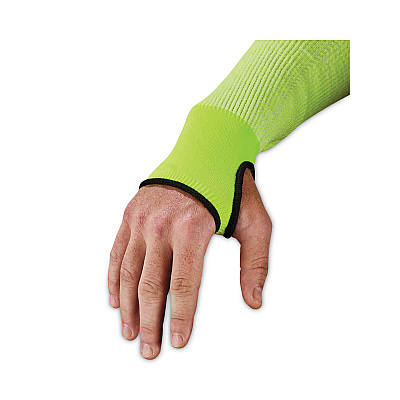 ergodyne ProFlex 7941-PR CR Protective Arm Sleeve, 18", Lime, 144 Pairs/Carton (EGO17947)