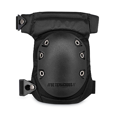 ergodyne ProFlex 435 Hinged Gel Knee Pad With Buckles, Hard Cap, Buckle Closure, One Size Fits Most, Black, Pair (EGO18435)