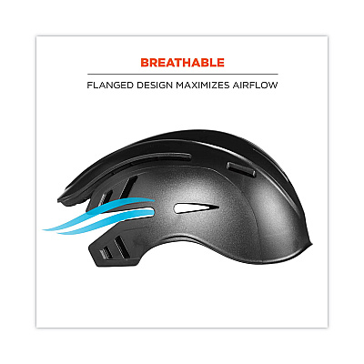 ergodyne Skullerz 8950 Bump Cap Hat, Long Brim, Lime (EGO23335)