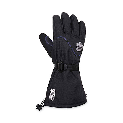 ergodyne ProFlex 825WP Thermal Waterproof Winter Work Gloves, Black, X-Large, Pair (EGO17605)