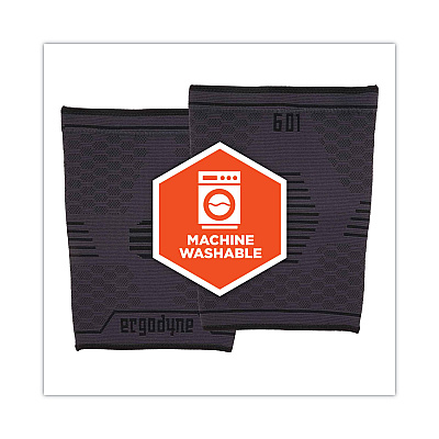 ergodyne ProFlex 601 Knee Compression Sleeve, Small, Black (EGO16552)