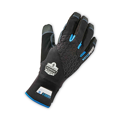 ergodyne ProFlex 818WP Thermal WP Gloves with Tena-Grip, Black, Medium, Pair (EGO17383)