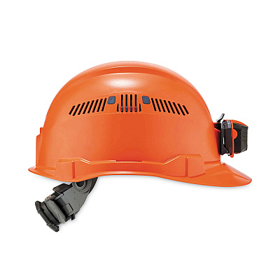 ergodyne Skullerz 8972LED Class C Hard Hat Cap Style with LED Light, Orange (EGO60147)