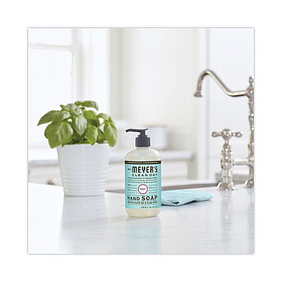 Mrs. Meyer's Clean Day Liquid Hand Soap, Basil Scent, 12.5 oz (SJN651344EA)