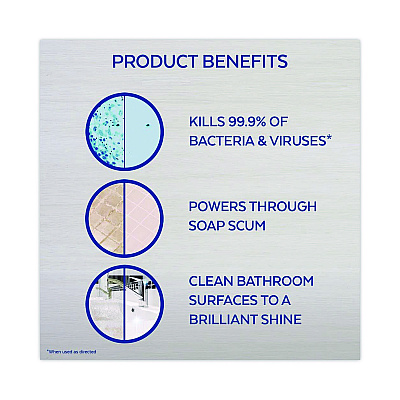 LYSOL Disinfectant Power Bathroom Foamer, Liquid, Unscented, 22 oz Trigger Spray Bottle, 6/Carton (RAC90036CT)