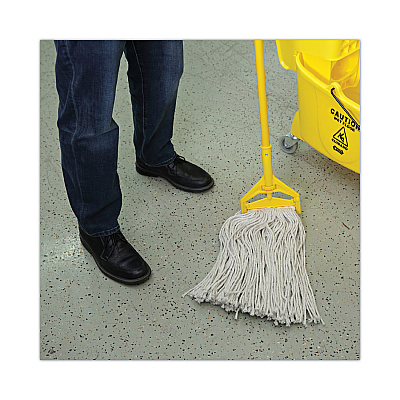 Boardwalk Premium Cut-End Wet Mop Heads, Cotton, 20oz, White, 12/Carton (BWK220CCT)